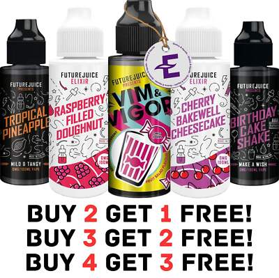 Future Juice Shortfill Vape 70/30 100ml e liquid 0mg No Nicotine VG PG Sub  Ohm | eBay UK