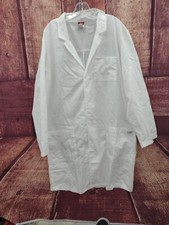 Dickies Medical Coat, White, Size Large