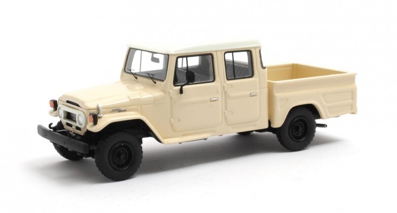 Matrix MAX41905-012 Toyota HJ45 Landcruiser Crew Cab crème pick-up 4x4 miniature 1/43