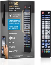 Backlit Onetouch Universal Remote Control, Replacement TV Remote for Samsung ...