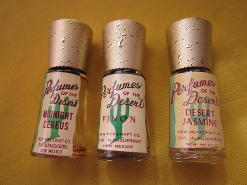 3 Vintage Perfumes of the Desert perfume bottles New Mexicraft Co  Albuquerque NM | eBay