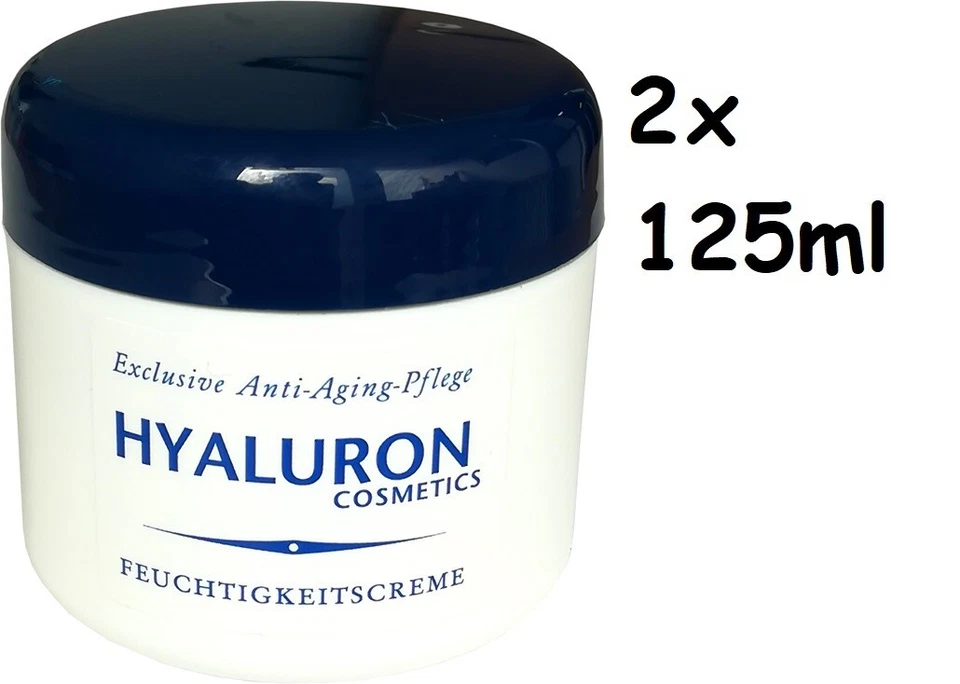 BIO-VITAL KOSMETIK Bio-Vital Feuchtigkeits Creme HYALURON Säure Antifalten 2x 125ml