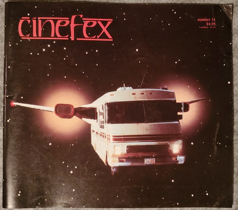 Cinefex 31 , 1987 Spaceballs, Master of the Universe, Witches Eastwick