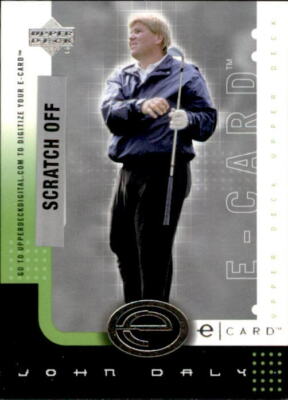 John Daly 2001 Upper Deck Golf E-Card Card #E-JD