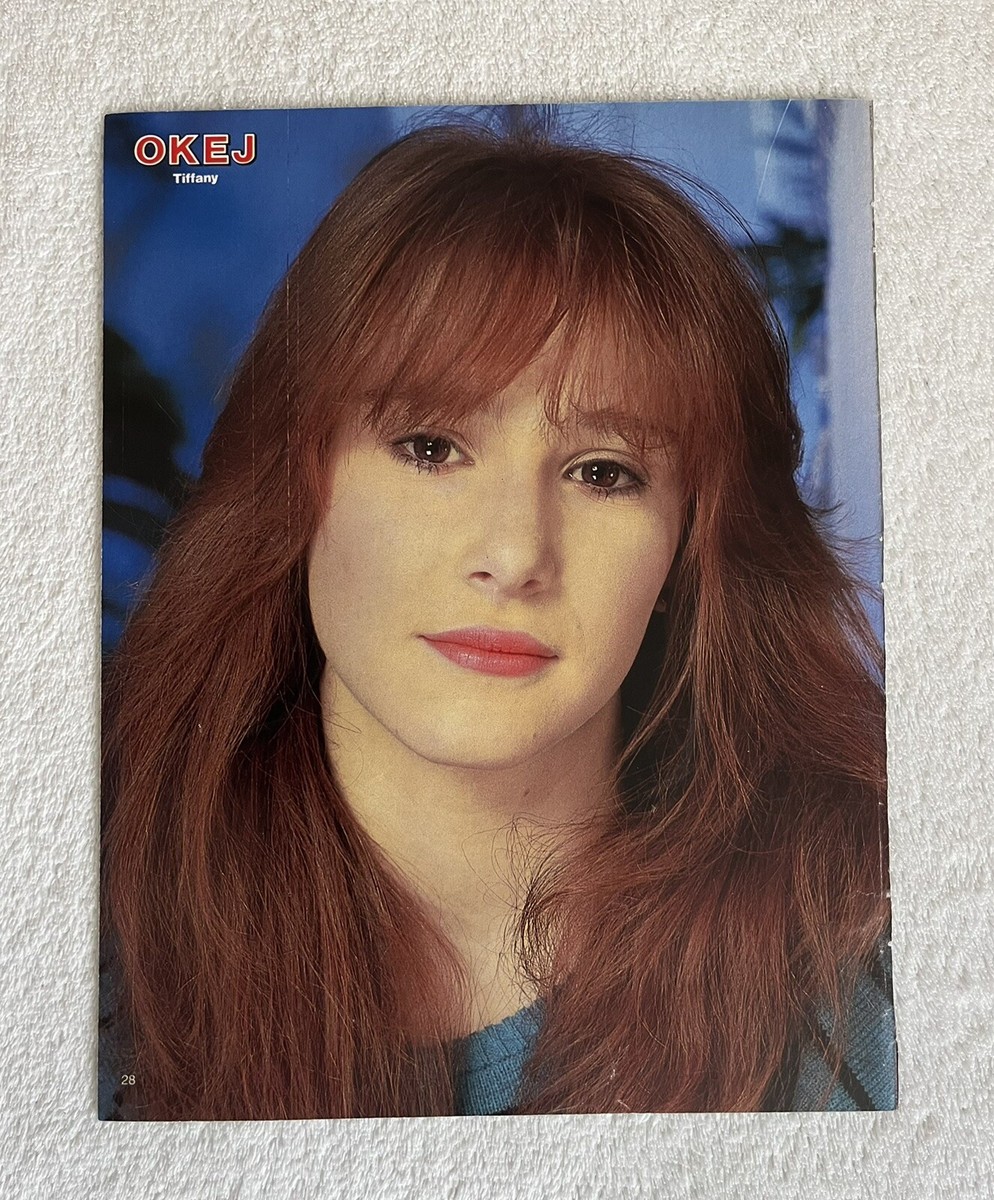 TIFFANY 1987 Clipping Poster Swedish Music magazine Okej 1980s | eBay
