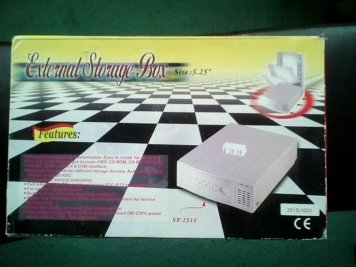 External Storage Box 5.25" with audio output****