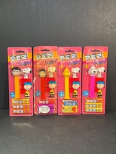 Vintage Peanuts PEZ Candy Dispensers - Set of 4 Snoopy  Lucy  Woodstock