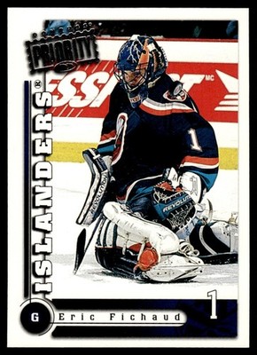 1997-98 Donruss Priority !!! Eric Fichaud New York Islanders #40
