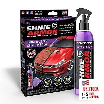  Fortify Quick Coat High Performance Ceramic Coating, Car Wax Spray, 