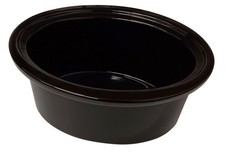 6.5 Qt Black Stoneware fits Crock-Pot Cook & ...
