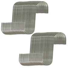 Fifty (50) New All-Purpose 5" Utility S-Hook For Various Indoor & Outdoor Uses