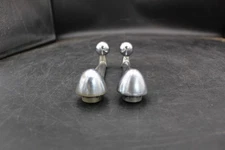 2 Original 1949 Ford Interior Window Crank Handles Chrome Knobs 8A-7023348 79631