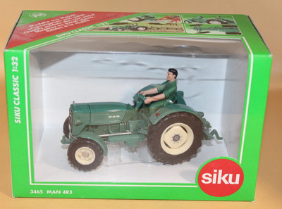SIKU Classic Serie 3465 1:32 MAN 4R3 mit Fahrer unbespielt OVP Sammlung