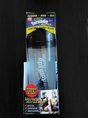TORNADO 2.0 BOTTLE PORTABLE POWER MIXER (NEW IN BOX) 20 oz
