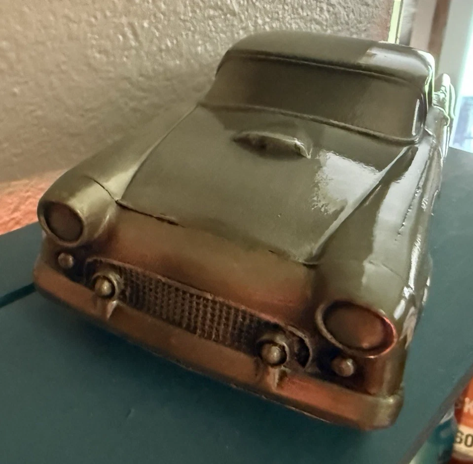 Coche de colección 1974 Banthrico Inc. Chicago 1955 T Bird Ford Thunderbird alcancía Foto 3 de 4