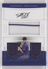 2017 Panini National Treasures 38/99 Jeff Hoffman #PCS-JH Auto 3g8