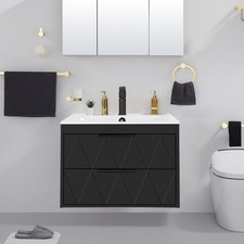 Wall Mounted Bathroom Vanity with Sink Combo ...