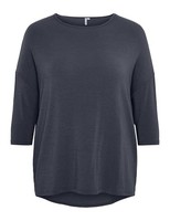 Only Carmakoma Damen 3/4 Top Carlamour JRS Noos India Ink GrößE L