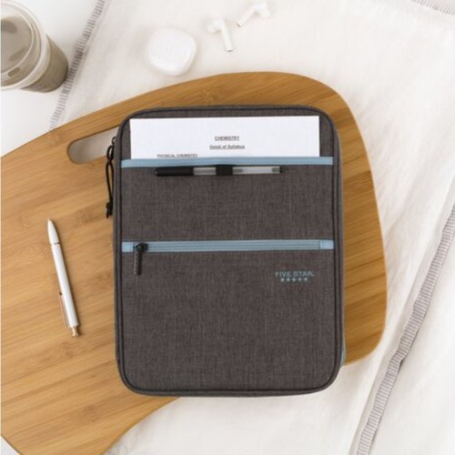 Five Star Carry-All Zipper Binder: 1 in. / 375 sheet capacity (Grey) - Picture 7 of 7