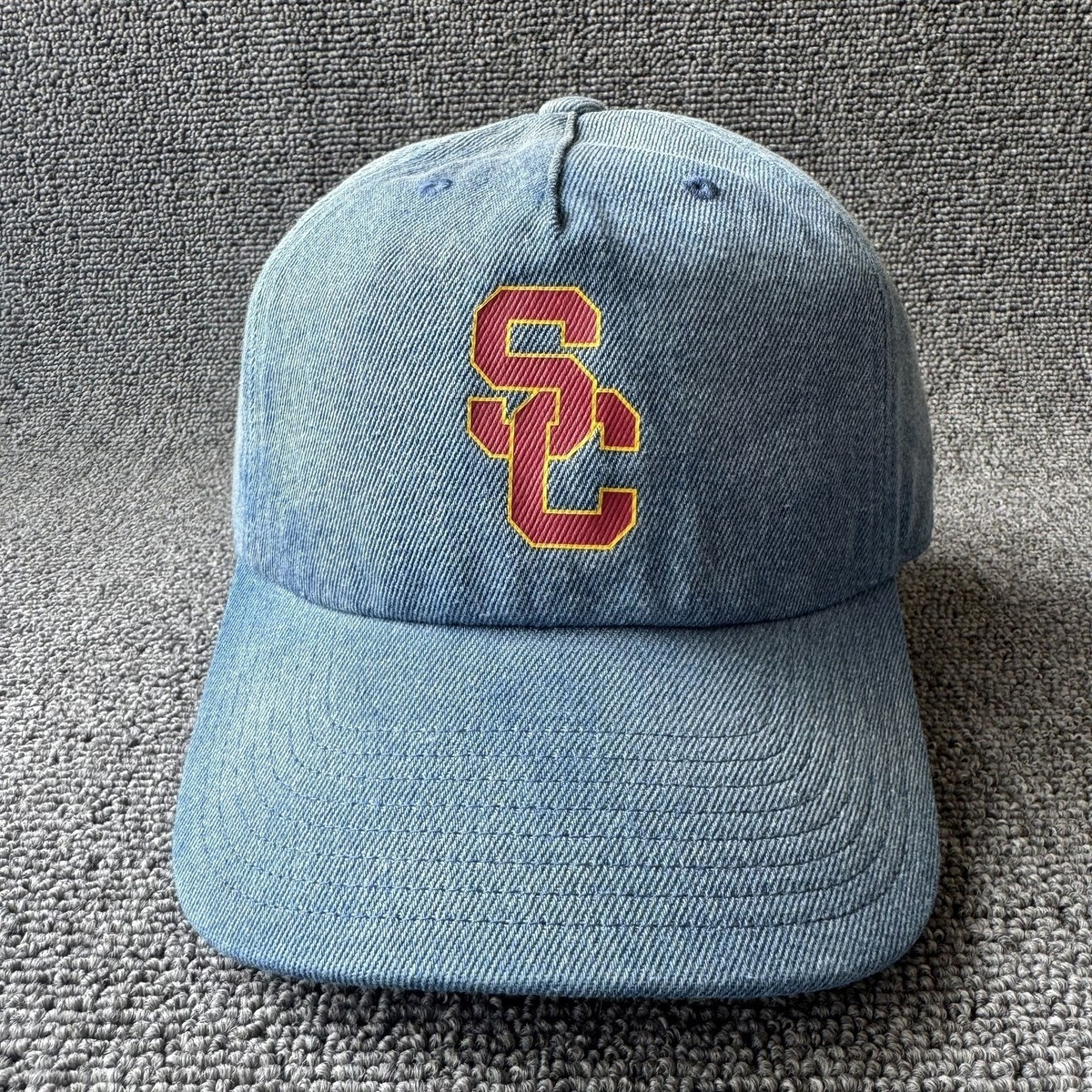 Mitchell & Ness Denim SC Strapback Baseball Cap Hat