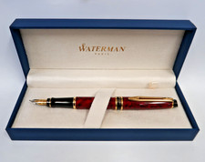Waterman Expert Fountain Pen  Oriental Red & ...