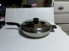 Permanent  Multi-Core 11" Skillet Frying Pan & Lid 5 Ply Stainless Steel READ