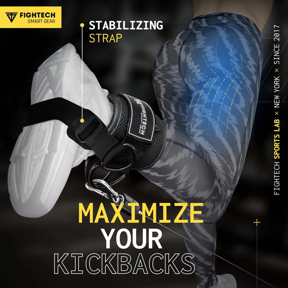 Correas de tobillo Accesorio de máquina de cable para gimnasio - Correas de tobillo de retroceso de cable -... Foto 4 de 4