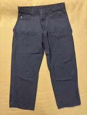 Carhartt Men  s B159 DMS Canvas Carpenter Pants Dark Moss Green 38 x 30 Loose Fit