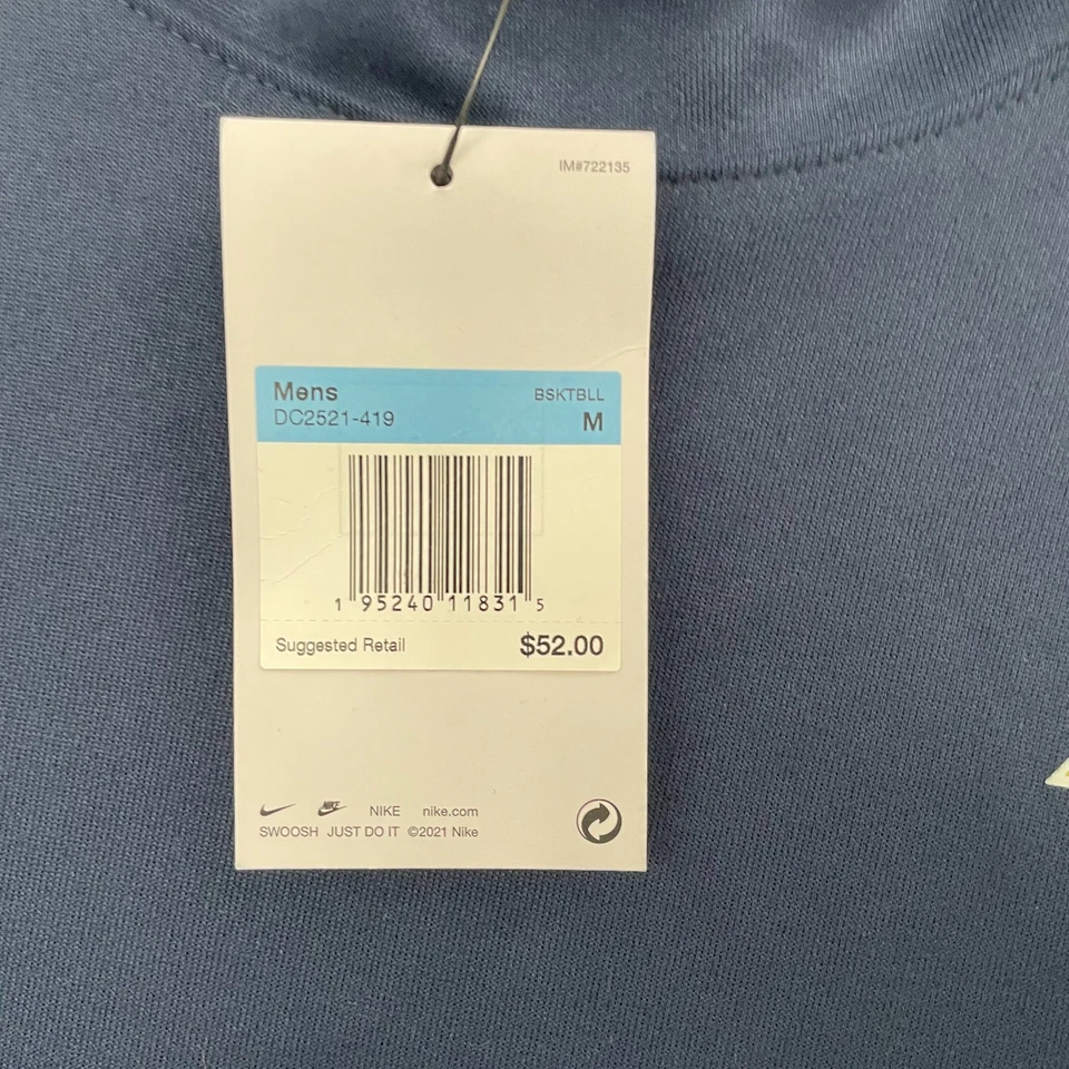 Suéter Akron Cremalleras Adulto Mediano Azul Sudadera con Capucha Manga Corta Nike Dri Fit Para Hombres M NUEVO Foto 4 de 4