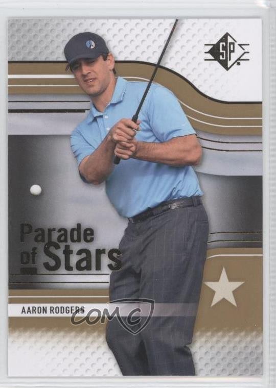 2012 SP Parade of Stars Retail Aaron Rodgers #58 m5x