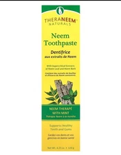 TheraNeem Neem Therape Toothpaste, Mint | Supports 4.23 Ounce (Pack of 1) 