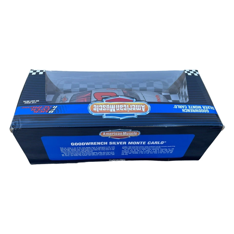 Dale Earnhardt Ertl American Muscle 1995 GM Goodwrench Select Silver Monte Carlo Foto 2 de 3
