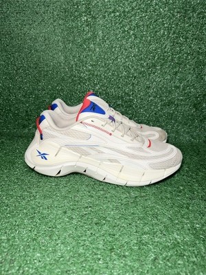 Reebok Zig Kinetica 2.5 Mens Size 10 White Trail Running Shoes Hiking Sneakers