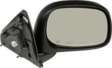 Black Passenger Side Power Door Mirror Heated for Select Dodge Ram Models