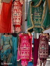 DRESS BOLLYWOOD SUIT PAKISTANI INDIAN WEDDING DHOTI TOP SALWAR KAMEEZ PARTY WEAR