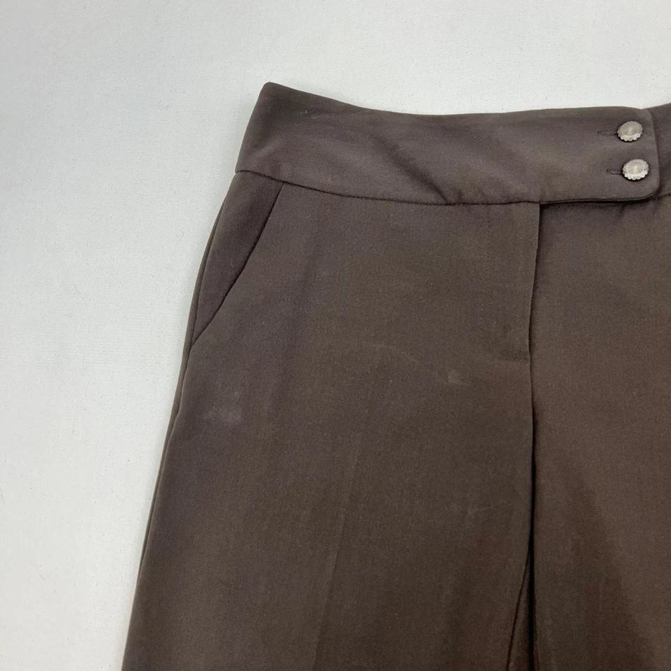 Apt.9 Women’s Modern Fit Dress Pants Mid Rise Brown Size 4 Pockets - Image 4 of 4