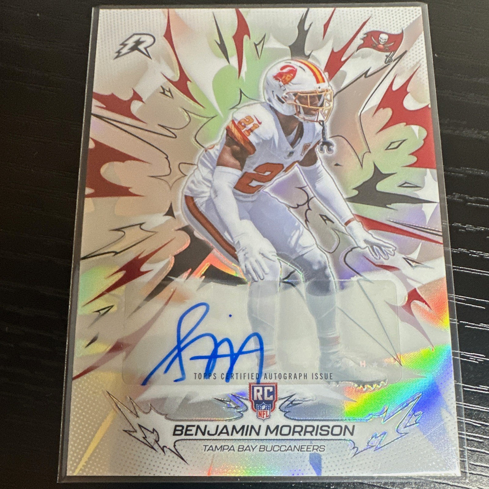 2025 Topps Resurgence #192 Benjamin Morrison Buccaneers Rookie Auto Insert