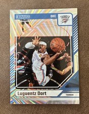 2024-25 Donruss Luguentz Dort #24 Holo Laser Silver Oklahoma City Thunder NBA