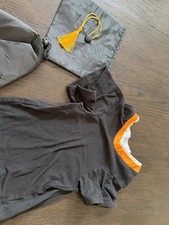 XL Dog Graduation Cap and Gown Graduation Set Costume Gold small dog  GR172 