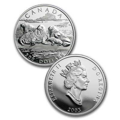 2003 Canada 4-Coin Platinum Proof Set: Atlantic Walrus | eBay