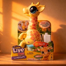 Little Live Pets Gotta Go Giraffe Gigi Interactive Plush Toy NEW