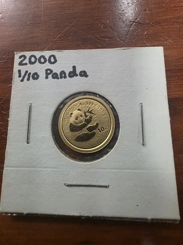 2000 Chinese Gold Panda 1/10 oz — photo from the most recent tracked eBay sale