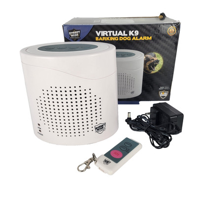 Virtual K9 Barking Dog or Standard Alarm with Motion Detection Thru Doors Walls