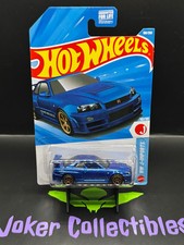 Hot Wheels 2026 Blue Nissan Skyline GT-R BNR34 199/250 HW J-Imports 10/10 L Case