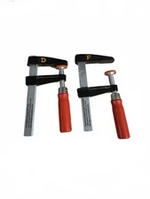 2 BESSEY LM2.004 Red Handle Bar Clamps