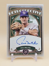 2025 Topps Museum Paul Molitor Auto Retrospective Signatures /149
