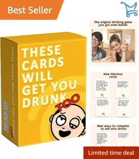 Adult Drinking Game Expansion Pack Cards for Parties 2-8 Players Portable