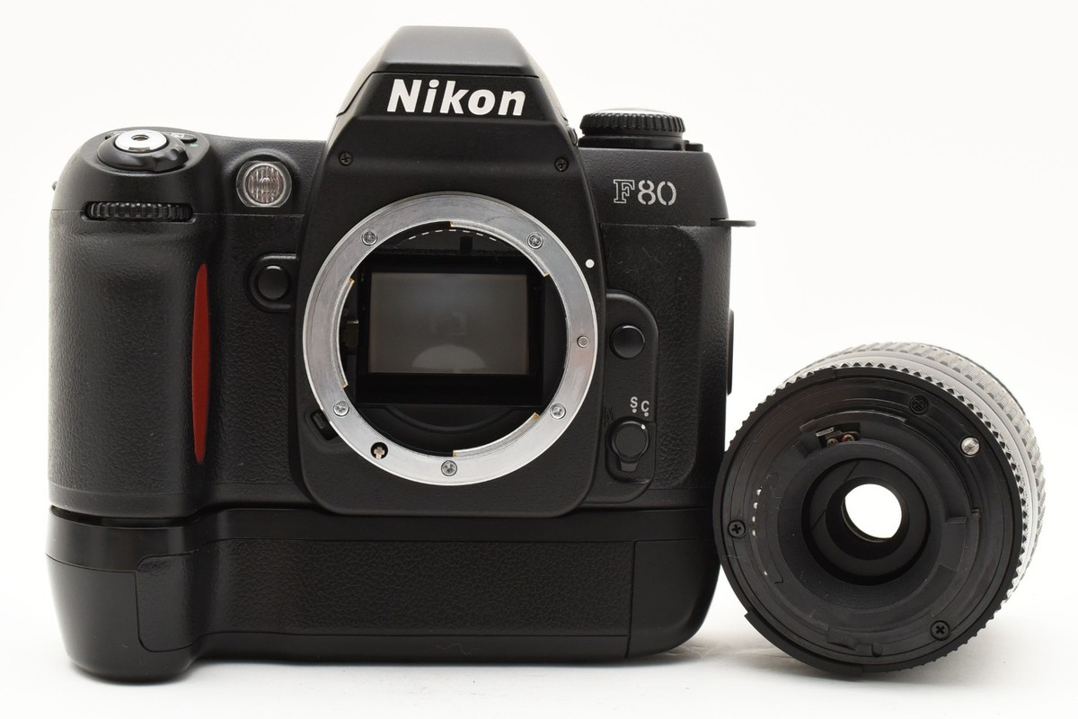 Nikon F80S MB-16付き MINT w/MB-16 ] Nikon F80 S Black SLR Film Camera AF 28-80mm