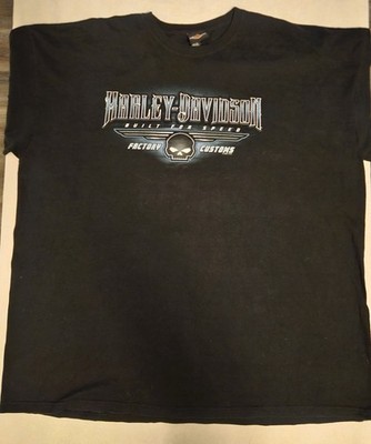 Harley Davidson Horny Toad, Temple TX T-Shirt, Black, Men's XXXL 2021