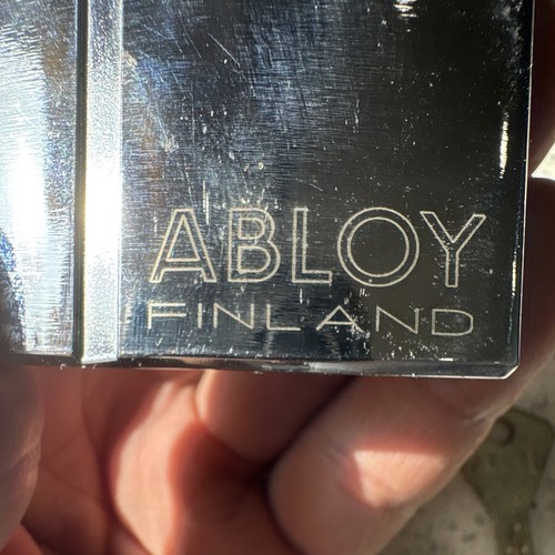 ABLOY 340 Hardened Steel Keyed Padlock, C Keyway, 2 Keys, Silver 3/8" - Afbeelding 2 van 9
